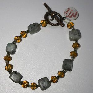 7" Kiwi Jasper Bracelet